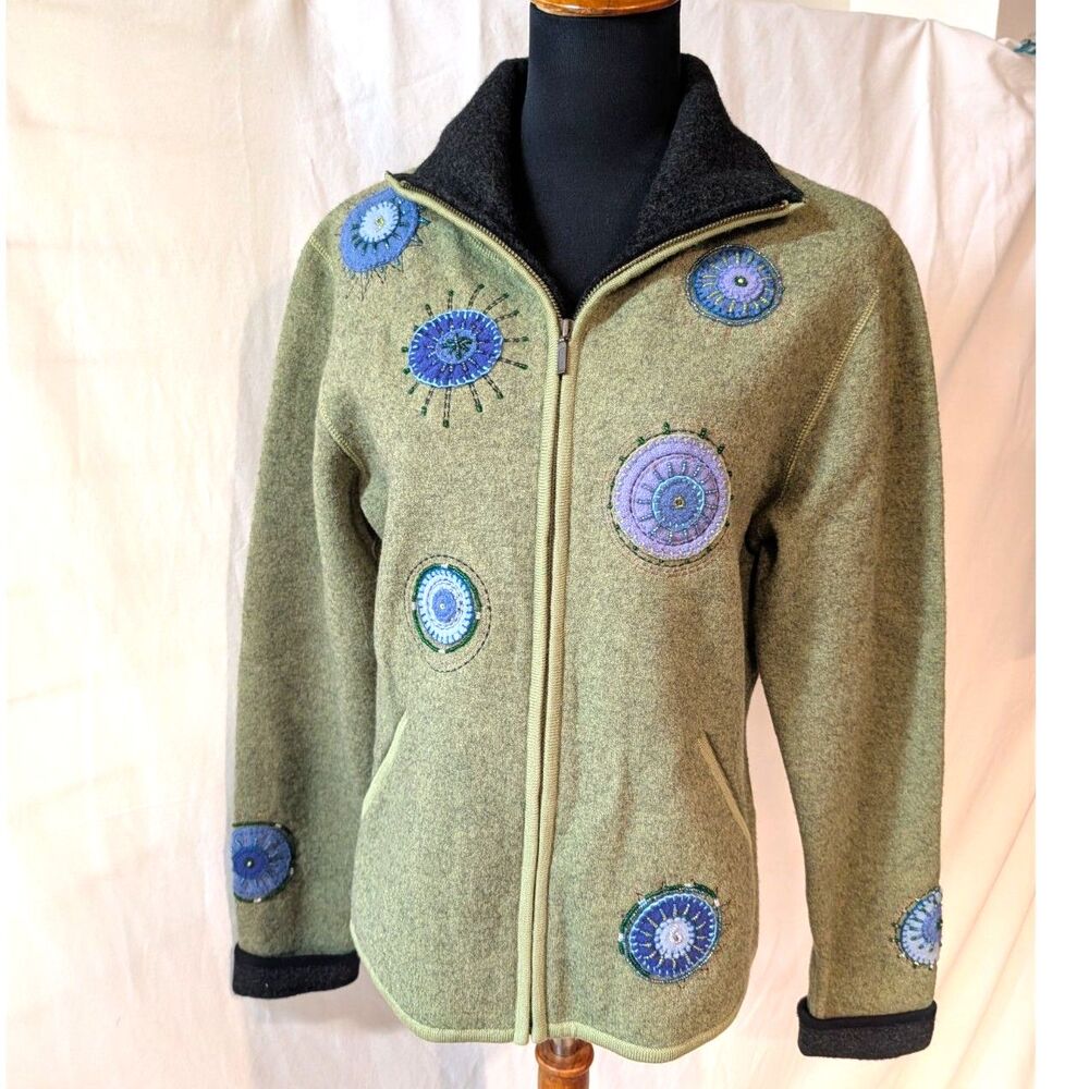 Icelandic Design Vintage Cardigan Sweater Jacket, size S